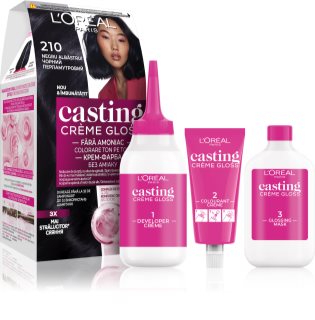 L’Oréal Paris Casting Creme Gloss culoare par culoare 210 Blue Black 1 buc