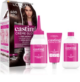 L’Oréal Paris Casting Creme Gloss culoare par culoare 400 Dark Brown 1 buc