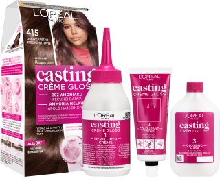 L’Oréal Paris Casting Creme Gloss βαφή μαλλιών απόχρωση 415 Iced Chocolate 1 τμχ