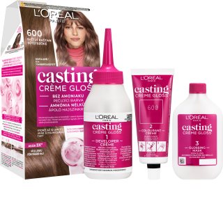 L’Oréal Paris Casting Creme Gloss βαφή μαλλιών απόχρωση 600 Light Brown 1 τμχ