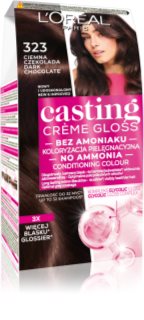 L’Oréal Paris Casting Creme Gloss Juuksevärv varjund 323 Dark Chocolate 1 tk