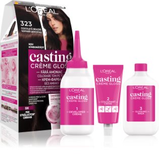 L’Oréal Paris Casting Creme Gloss culoare par culoare 323 Dark Chocolate 1 buc