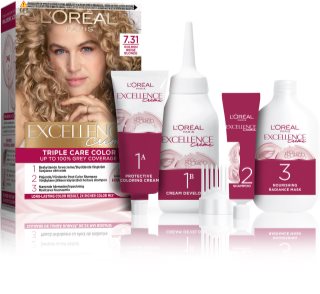 L’Oréal Paris Excellence Creme βαφή μαλλιών απόχρωση 7.31 Golden Beige Blonde 1 τμχ