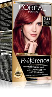 L’Oréal Paris Préférence hajfesték árnyalat 3.66 Intense Dark Red 1 db