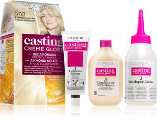 L’Oréal Paris Casting Creme Gloss barva za lase odtenek 1021 Coconut Kiss 1 kos