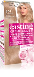 L’Oréal Paris Casting Creme Gloss farba do włosów odcień 801 Satynowy blond 1 szt.