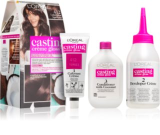 L’Oréal Paris Casting Creme Gloss fokozatosan kimosható helyszínező krém árnyalat 412 Iced Cocoa 1 db