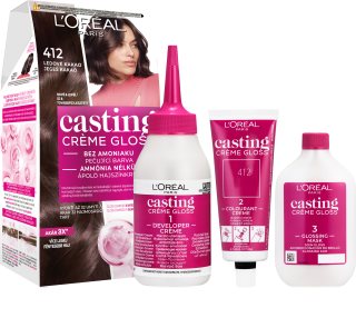 L’Oréal Paris Casting Creme Gloss Hair Color shade 412 Iced Cocoa 1 pc