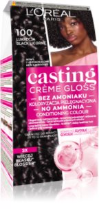 L’Oréal Paris Casting Creme Gloss coloration cheveux teinte 100 Black Licorne 1 pcs