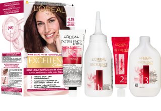 L’Oréal Paris Excellence Creme βαφή μαλλιών απόχρωση 4.15 1 τμχ