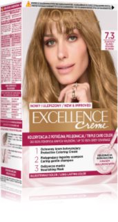 L’Oréal Paris Excellence Creme βαφή μαλλιών απόχρωση 7.3 Golden blonde 1 τμχ