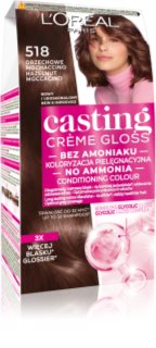 L’Oréal Paris Casting Creme Gloss Haarfarbe Farbton 518 Hazelnut Moccaccino 1 St.