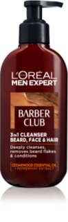 L’Oréal Paris Men Expert Barber Club Reinigungsgel für Bart, Gesicht und Haare 200 ml