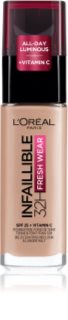 L’Oréal Paris Infaillible 32H Fresh Wear tartós folyékony alapozó