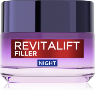 L’Oréal Paris Revitalift Filler crema de completare pentru noapte. anti-îmbătrânire