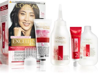 L’Oréal Paris Excellence Creme coloration cheveux teinte 100 True Black 1 pcs
