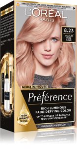 L’Oréal Paris Préférence Haarfarbe Farbton 8.23 Shimmering Rose 1 St.
