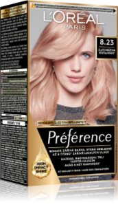 L’Oréal Paris Préférence Hair Color shade 8.23 Medium Rose Gold 1 pc