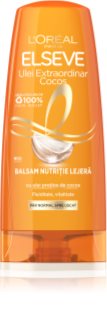 L’Oréal Paris Elseve Extraordinary Oil Coconut balsam hranitor pentru par normal spre uscat 200 ml