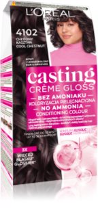 L’Oréal Paris Casting Creme Gloss coloration cheveux teinte 4102 Cool Chestnut 1 pcs