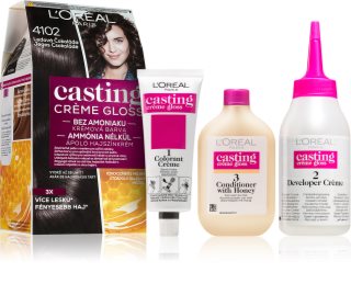 L’Oréal Paris Casting Creme Gloss culoare par culoare 4102 Iced Chocolate 1 buc