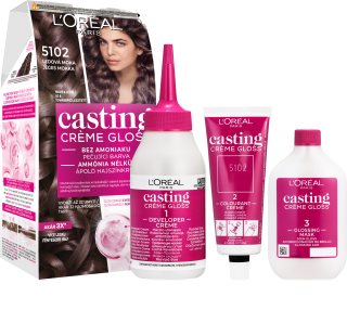 L’Oréal Paris Casting Creme Gloss βαφή μαλλιών απόχρωση 5102 Iced Mocha 1 τμχ