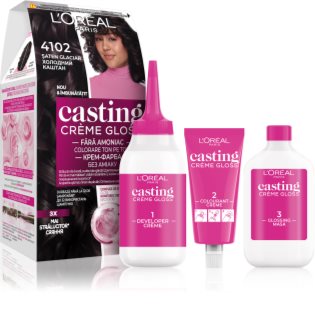 L’Oréal Paris Casting Creme Gloss culoare par culoare 4102 Iced Chocolate 1 buc