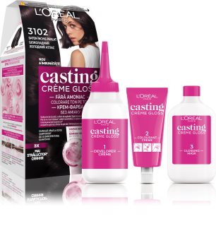 L’Oréal Paris Casting Creme Gloss culoare par culoare 3102 Iced Espresso 1 buc