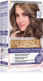 L’Oréal Paris Excellence farba do włosów odcień 7.11 Ultrapopielaty blond 1 szt.