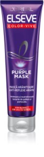 L’Oréal Paris Elseve Color-Vive Purple masca hranitoare pentru parul blond cu suvite