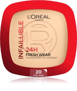 L’Oréal Paris Infaillible Fresh Wear 24h podkład w pudrze odcień 20 Cool Rosé 9 g