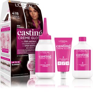 L’Oréal Paris Casting Creme Gloss culoare par culoare 418 Choco Mocha 1 buc