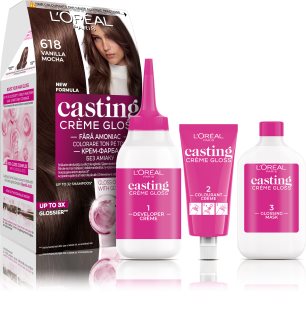 L’Oréal Paris Casting Creme Gloss culoare par culoare 618 Vanilla Mocha 1 buc