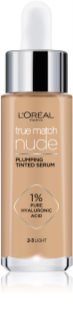 L’Oréal Paris True Match Nude Plumping Tinted Serum serum za poenotenje tona kože odtenek 2-3 Light 30 ml