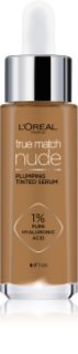 L’Oréal Paris True Match Nude Plumping Tinted Serum szérum egységesíti a bőrszín tónusait árnyalat 6-7 Tan 30 ml
