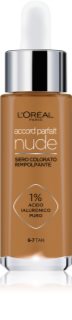 L’Oréal Paris Accord Parfait Nude Plumping Tinted Serum siero per unificare il tono della pelle colore 6-7 Tan 30 ml