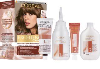 L’Oréal Paris Excellence Universal Nudes Permanent-Haarfarbe Farbton 6U 1 St.