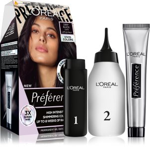 L’Oréal Paris Préférence Vivids culoare par culoare 2.013 Deep Black 1 buc