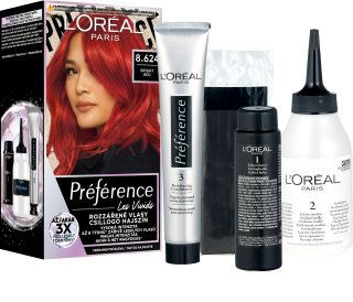 L’Oréal Paris Préférence Vivids Haarfarbe Farbton 8.624 bright red 1 St.