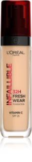 L’Oréal Paris Infaillible 32H Fresh Wear fard lichid de lunga durata culoare 225 Beige 30 ml