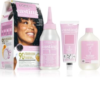 L’Oréal Paris Casting Creme Natural Gloss féltartós hajfesték árnyalat 123 BLACK GANACHE