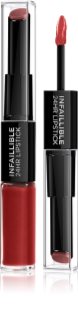 L’Oréal Paris Infallible 24H brillant et rouge à lèvres longue tenue 2 en 1
