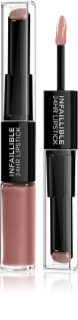 L’Oréal Paris Infallible 24H brillant et rouge à lèvres longue tenue 2 en 1 teinte 101 Everlasting Parisian 5,7 g