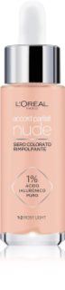 L’Oréal Paris Accord Parfait Nude Plumping Tinted Serum siero per unificare il tono della pelle colore 1-2 Rosy Light 30 ml