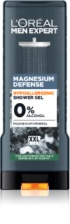 L’Oréal Paris Men Expert Magnesium Defence Hipoalerģiska dušas želeja vīriešiem 400 ml