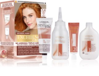 L’Oréal Paris Excellence Universal Nudes Culoare permanenta pentru par culoare 7UR Universal Copper 1 buc