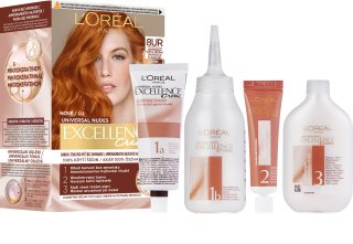 L’Oréal Paris Excellence Universal Nudes permanent hair dye shade 8UR Universal Copper Light 1 pc