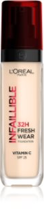 L’Oréal Paris Infaillible 32H Fresh Wear μακράς διαρκείας ρευστό μεικ απ απόχρωση 10 30 ml