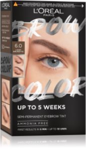 L’Oréal Paris Brow Color tinta per sopracciglia colore 6.0 LIGHT BRUNETTE 1 pz