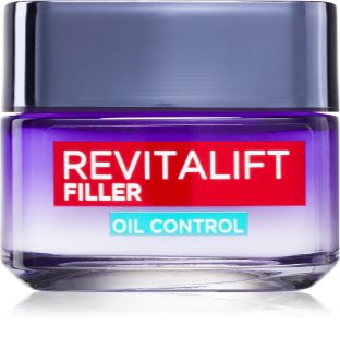 L’Oréal Paris Revitalift Filler Oil Control crema giorno viso per pelli grasse e miste 50 ml